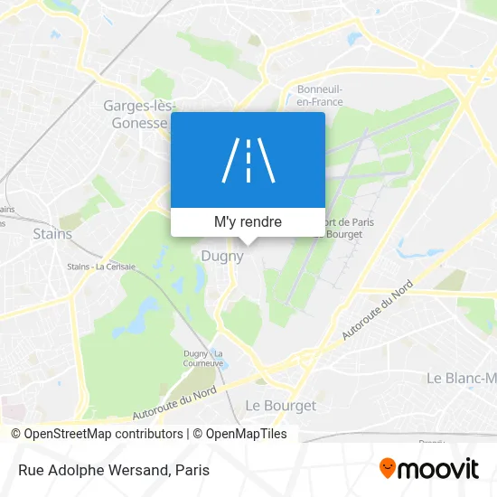 Rue Adolphe Wersand plan