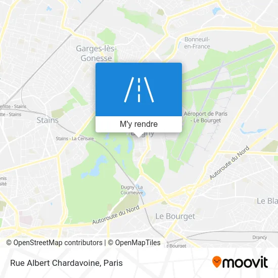 Rue Albert Chardavoine plan