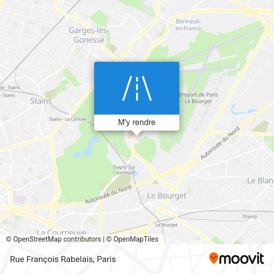 Rue François Rabelais plan