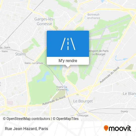 Rue Jean Hazard plan