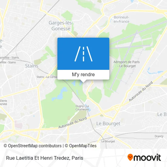 Rue Laetitia Et Henri Tredez plan