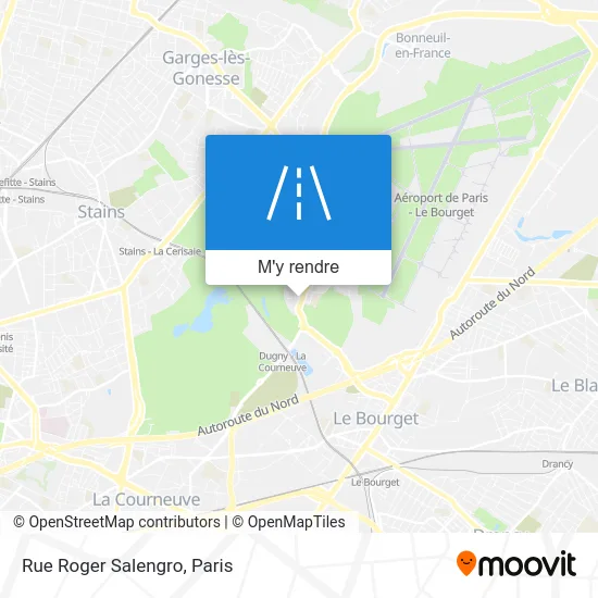 Rue Roger Salengro plan