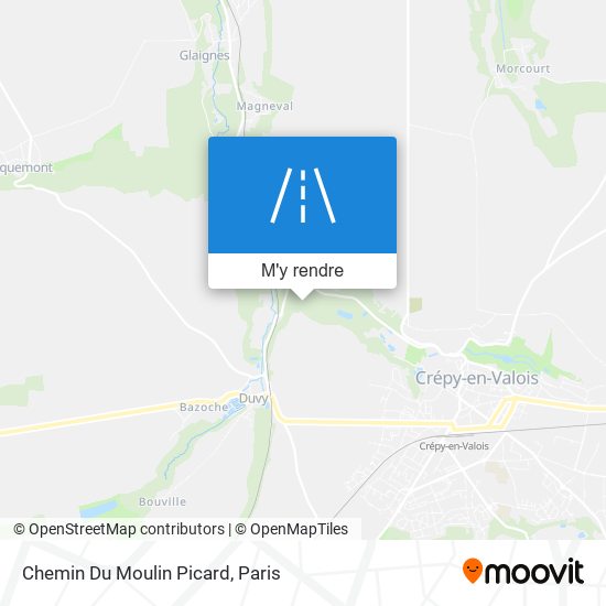 Chemin Du Moulin Picard plan
