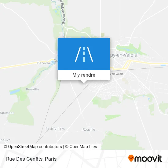 Rue Des Genêts plan