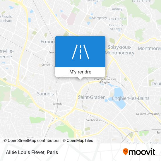 Allée Louis Fiévet plan