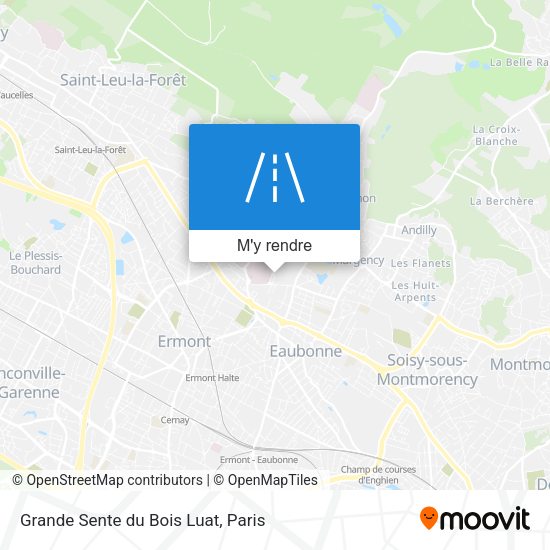 Grande Sente du Bois Luat plan
