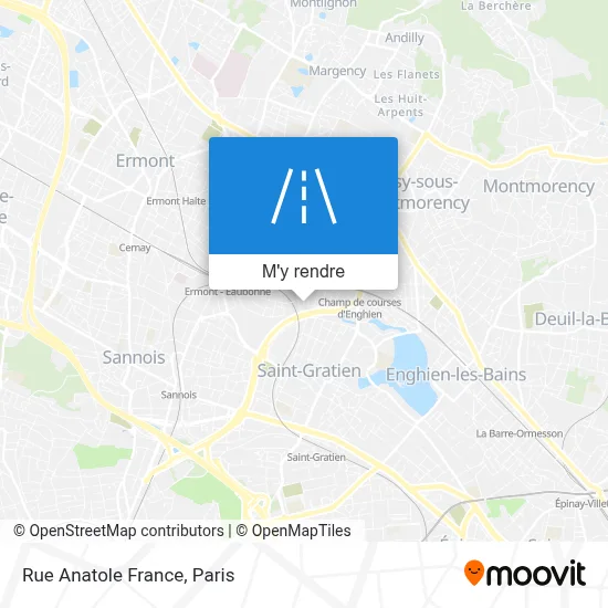 Rue Anatole France plan