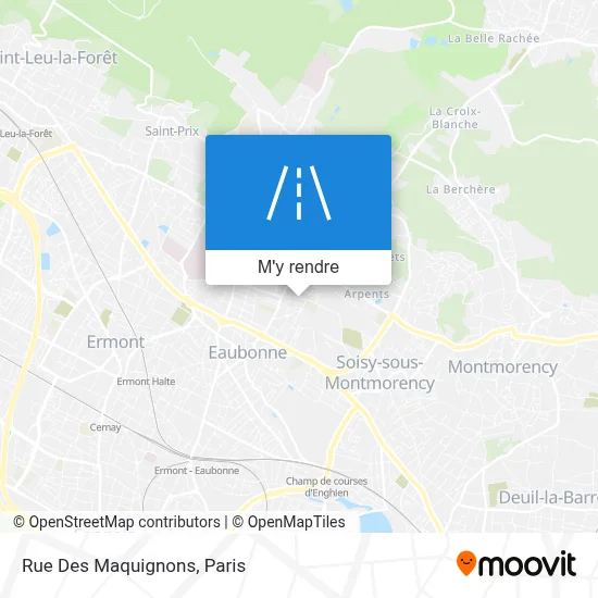 Rue Des Maquignons plan