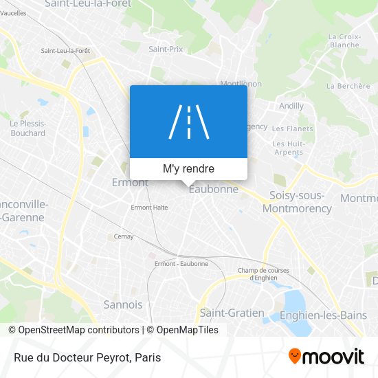 Rue du Docteur Peyrot plan