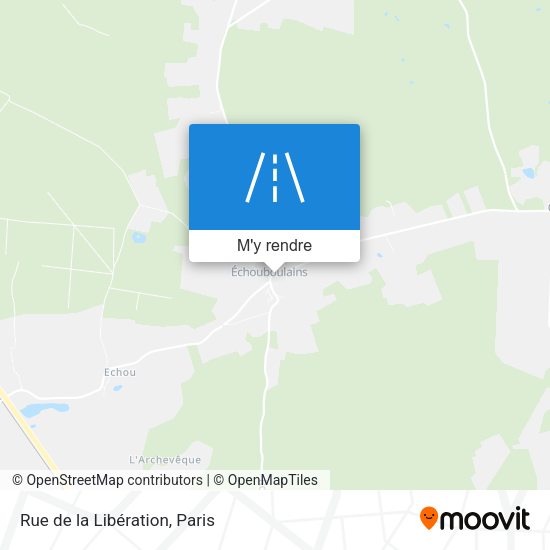 Rue de la Libération plan