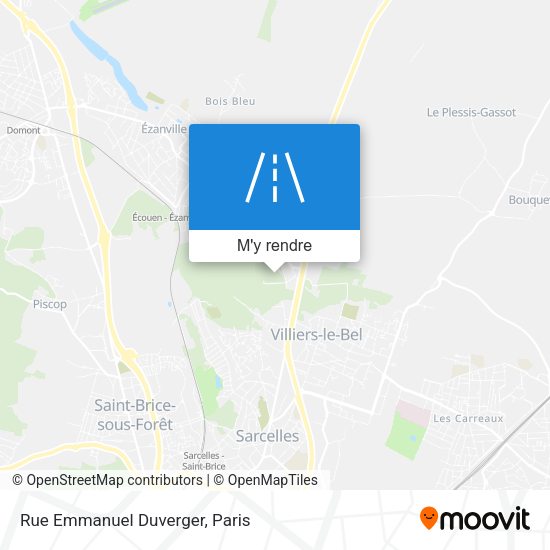 Rue Emmanuel Duverger plan