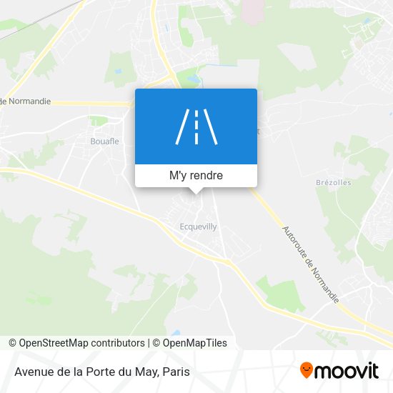 Avenue de la Porte du May plan