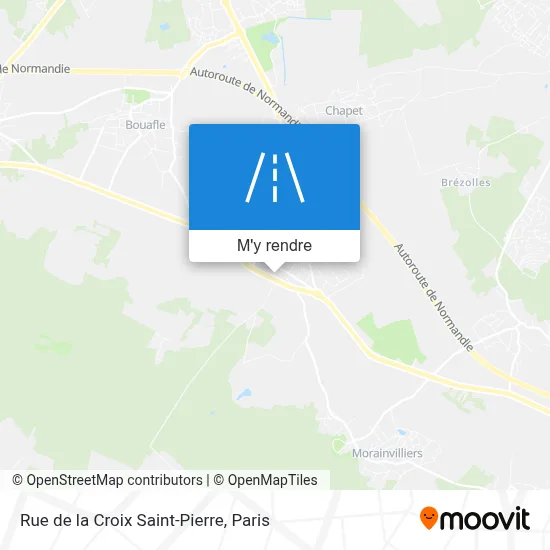 Rue de la Croix Saint-Pierre plan