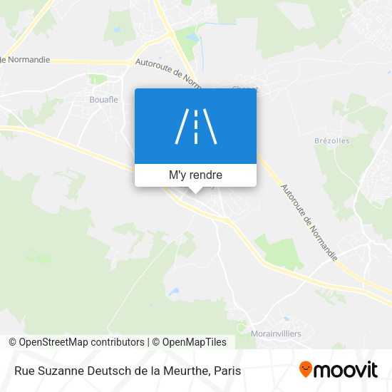 Rue Suzanne Deutsch de la Meurthe plan