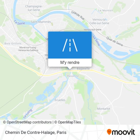 Chemin De Contre-Halage plan