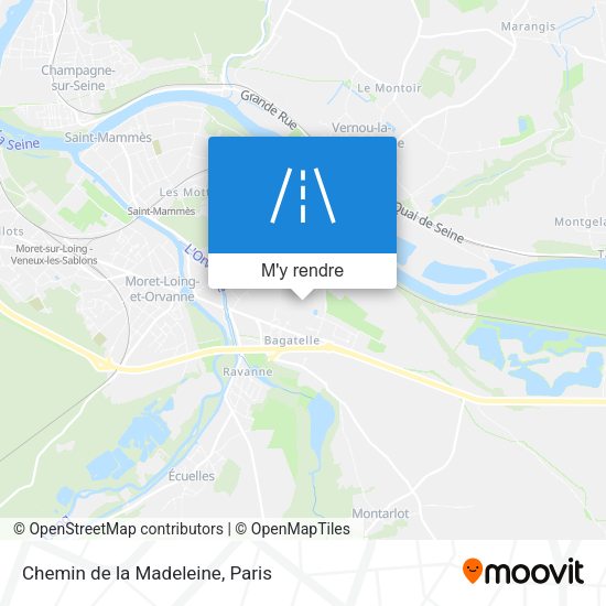 Chemin de la Madeleine plan