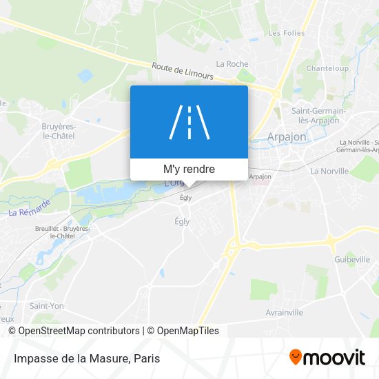 Impasse de la Masure plan