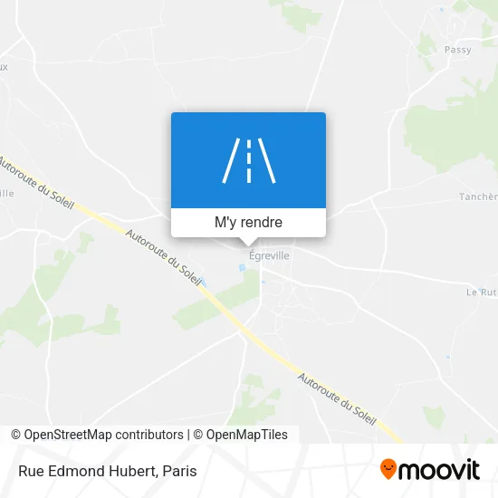 Rue Edmond Hubert plan
