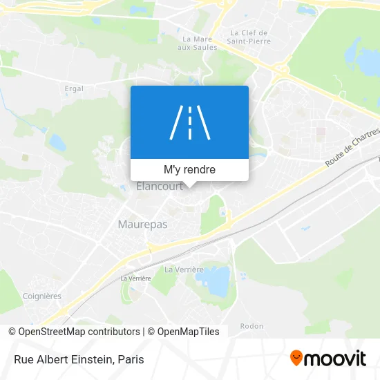 Rue Albert Einstein plan