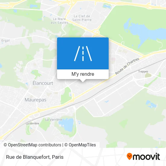 Rue de Blanquefort plan