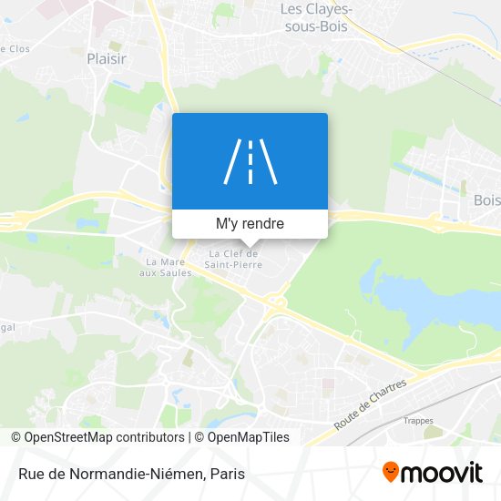 Rue de Normandie-Niémen plan