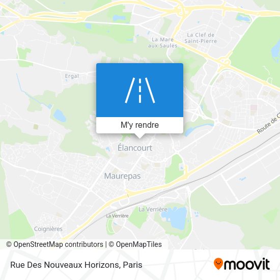 Rue Des Nouveaux Horizons plan