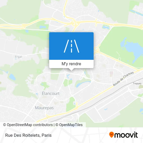 Rue Des Roitelets plan