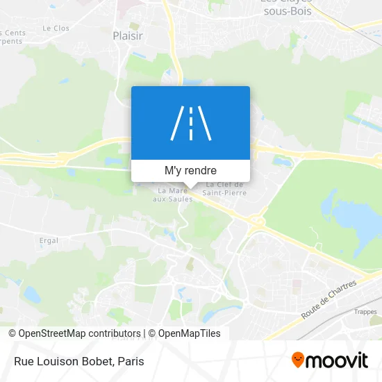 Rue Louison Bobet plan