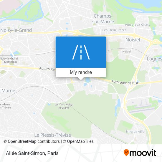 Allée Saint-Simon plan
