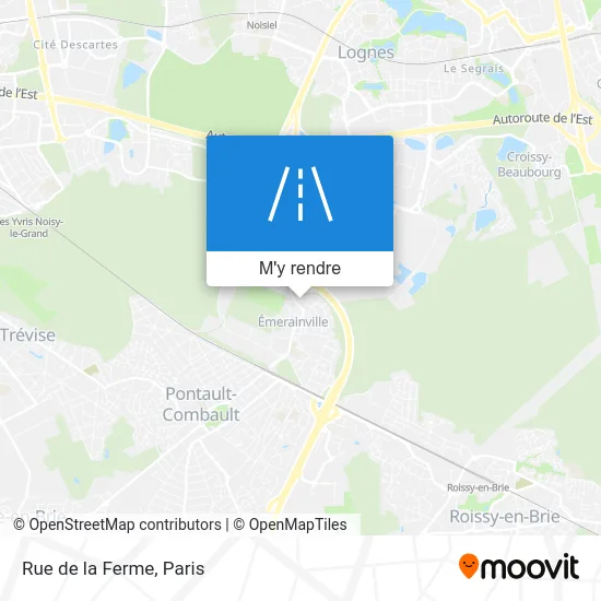 Rue de la Ferme plan