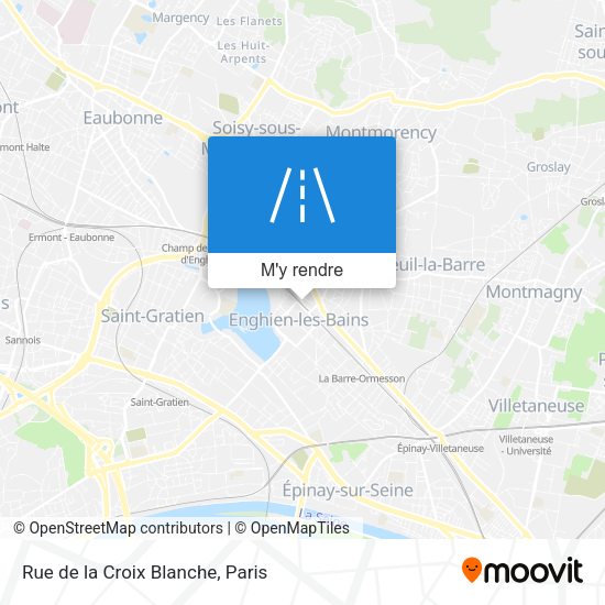 Rue de la Croix Blanche plan