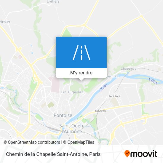 Chemin de la Chapelle Saint-Antoine plan