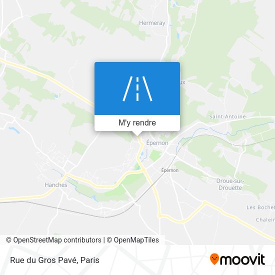 Rue du Gros Pavé plan