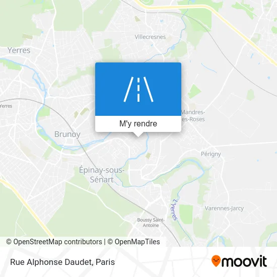 Rue Alphonse Daudet plan