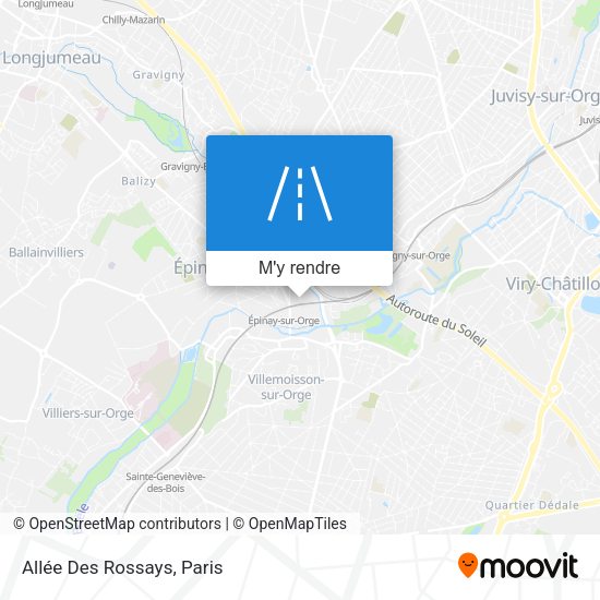 Allée Des Rossays plan