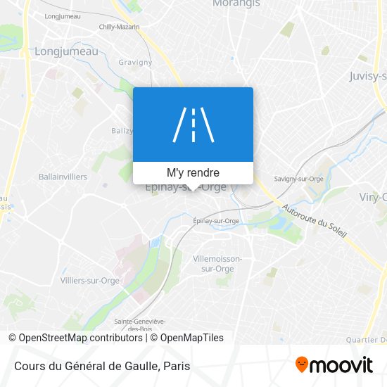 Cours du Général de Gaulle plan