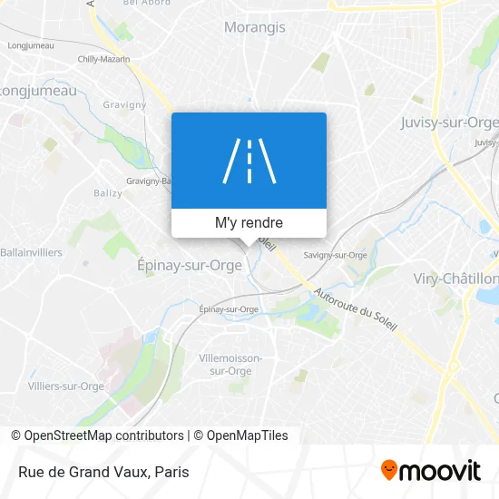 Rue de Grand Vaux plan