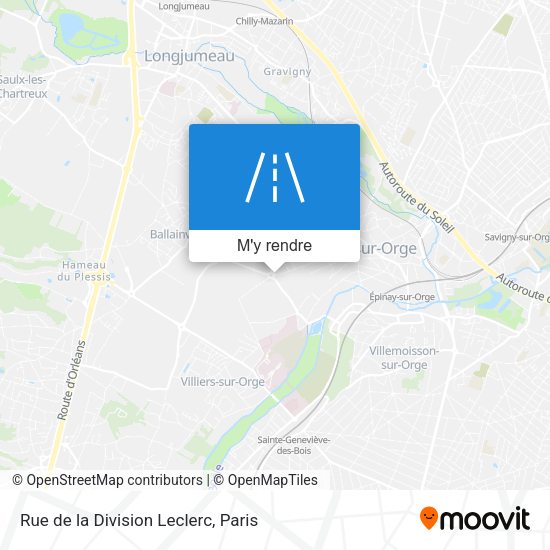 Rue de la Division Leclerc plan