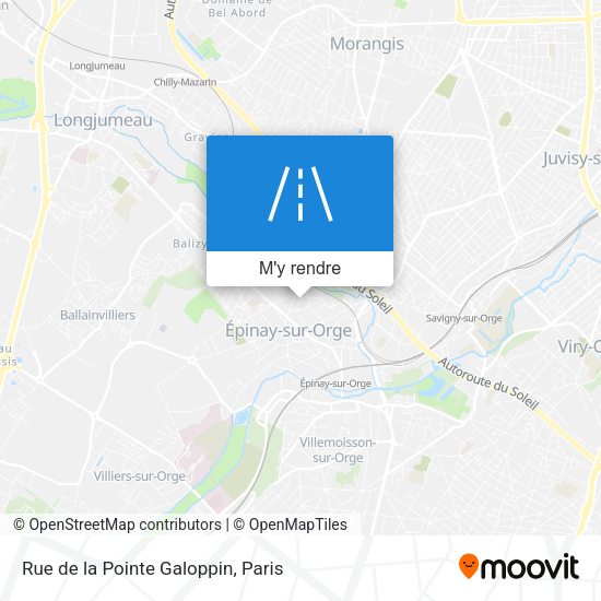 Rue de la Pointe Galoppin plan