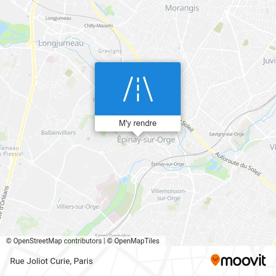 Rue Joliot Curie plan