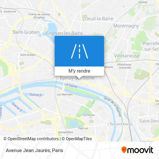 Avenue Jean Jaurès plan