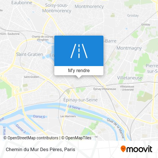 Chemin du Mur Des Pères plan