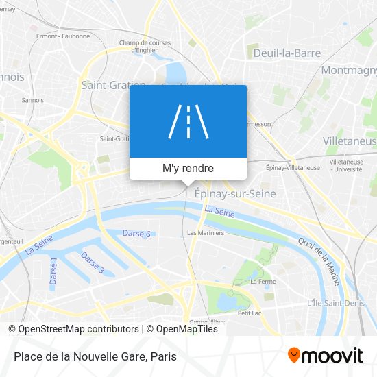 Place de la Nouvelle Gare plan