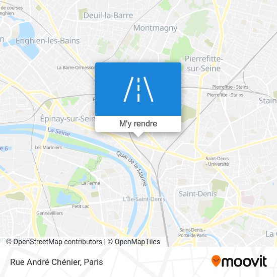 Rue André Chénier plan