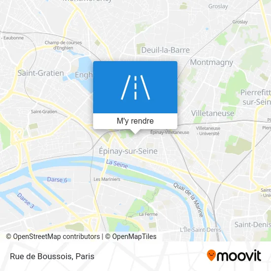 Rue de Boussois plan