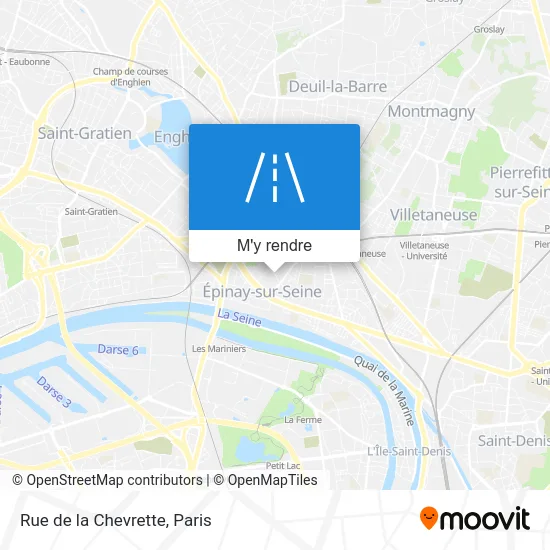 Rue de la Chevrette plan