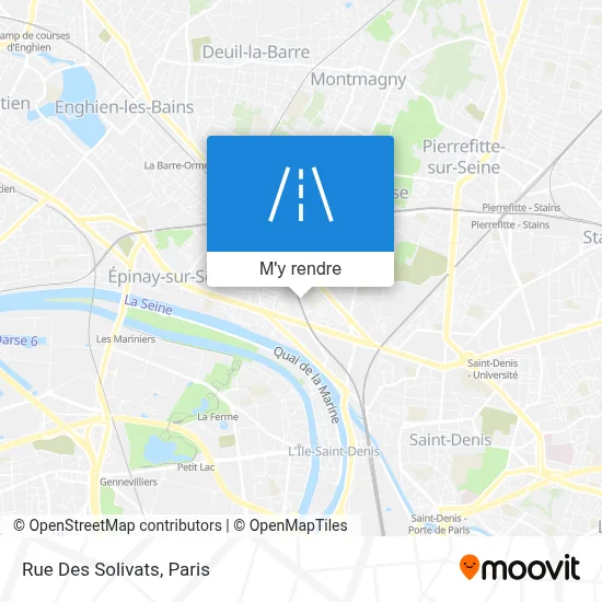 Rue Des Solivats plan