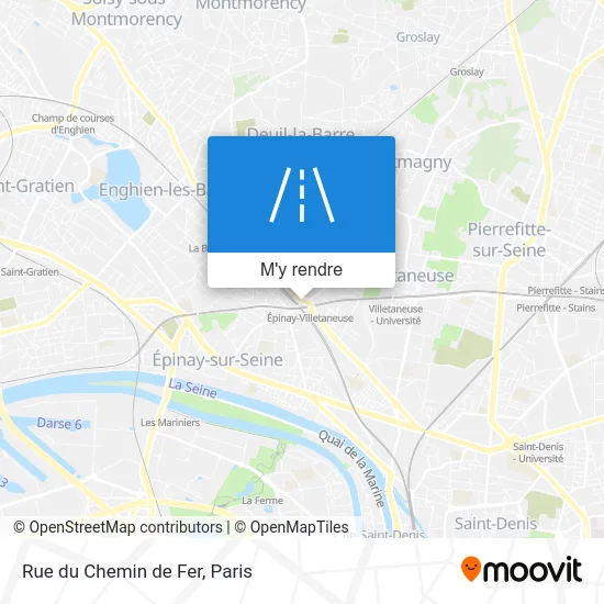 Rue du Chemin de Fer plan