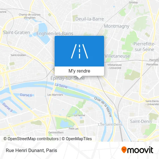 Rue Henri Dunant plan