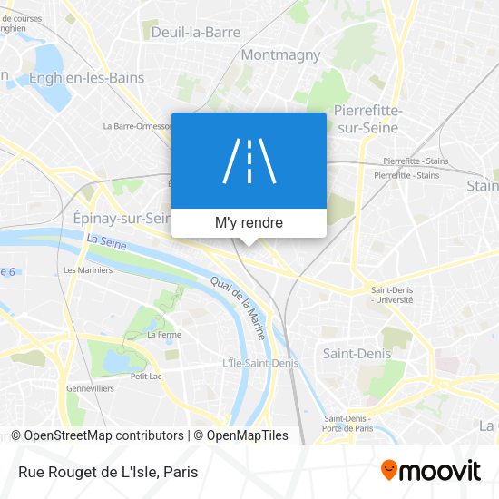 Rue Rouget de L'Isle plan